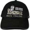 casquette-courbee-noire-ajustable-records-music-shapes-identity-the-90s-homenage