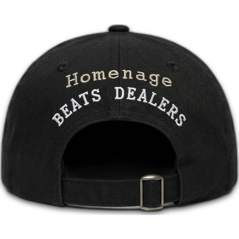 casquette-courbee-noire-ajustable-records-music-shapes-identity-the-90s-homenage