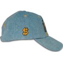 casquette-courbee-bleue-ajustable-denim-records-music-shapes-identity-the-90s-homenage