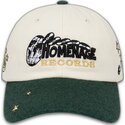 casquette-courbee-khaki-et-verte-ajustable-music-world-music-shapes-identity-the-90s-homenage