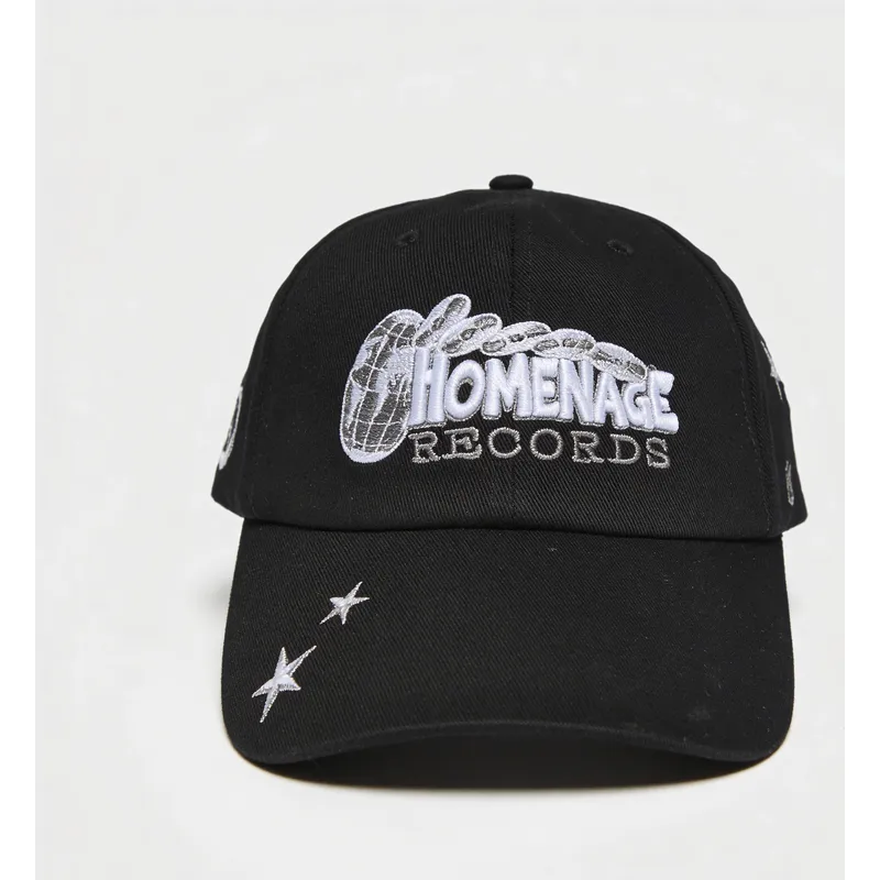 homenage-curved-brim-music-world-music-shapes-identity-the-90s-black-adjustable-cap