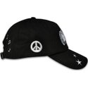 casquette-courbee-noire-ajustable-music-world-music-shapes-identity-the-90s-homenage