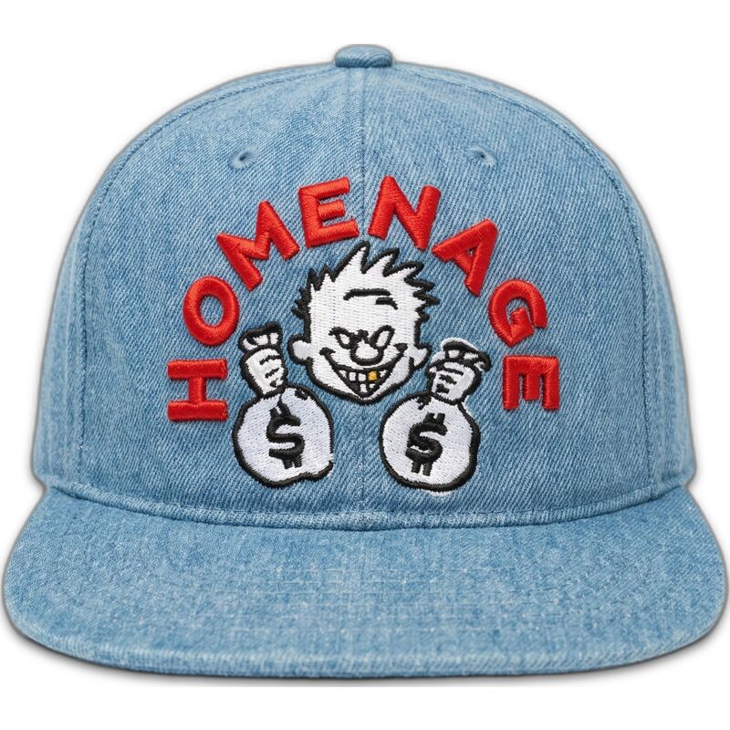 casquette-plate-bleue-snapback-denim-money-music-shapes-identity-the-snap-homenage