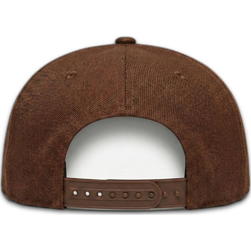 casquette-plate-marron-snapback-money-music-shapes-identity-the-snap-homenage
