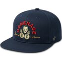 casquette-courbee-bleue-marine-snapback-money-music-shapes-identity-the-snap-homenage
