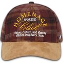 casquette-courbee-multicolore-snapback-plaid-club-sport-the-ball-homenage