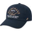 casquette-courbee-bleue-marine-snapback-vintage-club-sport-the-ball-homenage