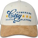 casquette-courbee-khaki-et-marron-snapback-suede-players-sport-the-ball-homenage