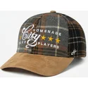 mehrfarbige-gebogene-snapback-kappe-plaid-players-sport-the-ball-von-homenage