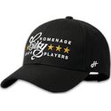 casquette-courbee-noire-ajustable-players-sport-the-ball-homenage