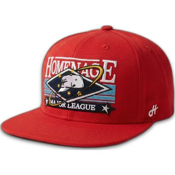 Cepur plakana sarkans snapback Game Sport The Snap no Homenage