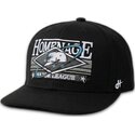 casquette-plate-noire-snapback-game-sport-the-snap-homenage
