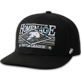 Casquette plate noire snapback Game Sport The Snap Homenage