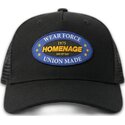 casquette-trucker-noire-union-workwear-the-trucker-homenage