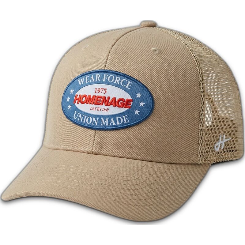 cap-izliekta-beige-snapback-the-trucker-no-homenage