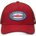 czerwona-czapka-trucker-union-workwear-the-trucker-od-homenage