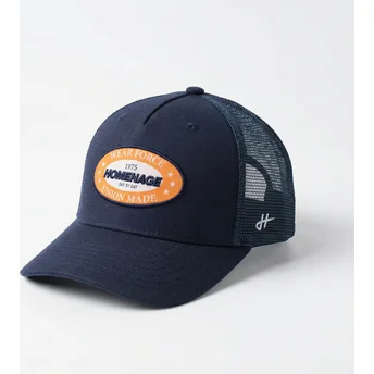 Homenage Union Workwear The Trucker Navy Blue Trucker Hat