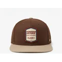 gorra-plana-marron-oscuro-snapback-squadron-military-surplus-the-retro-de-homenage