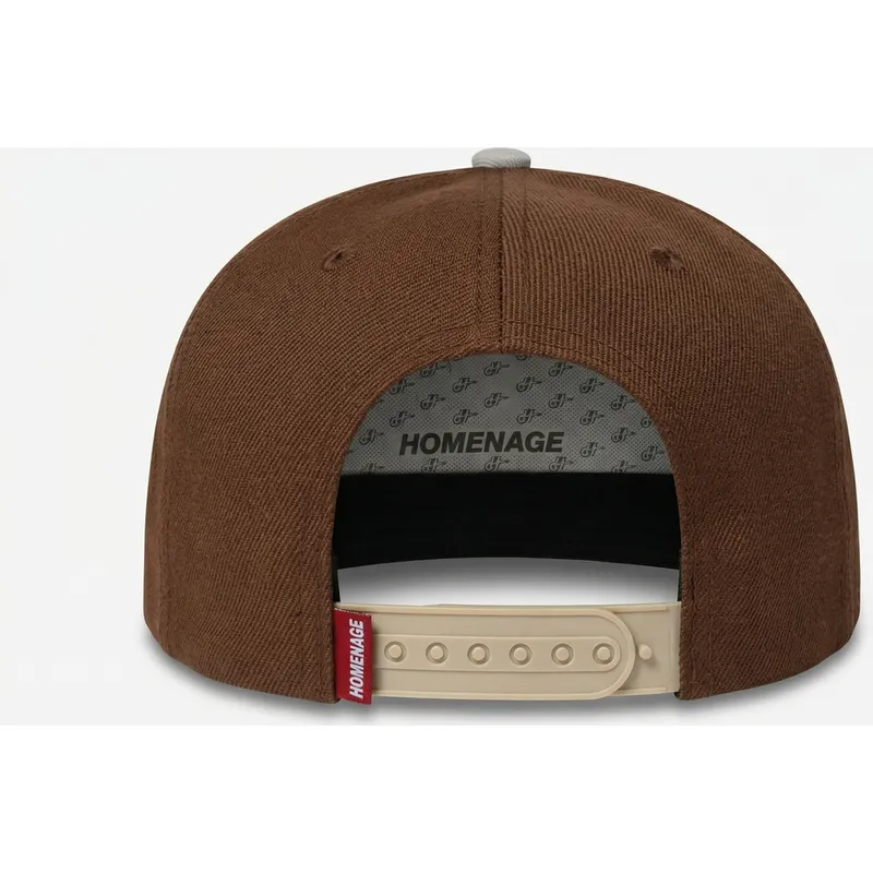 dunkelbraune-flache-snapback-kappe-squadron-military-surplus-the-retro-von-homenage