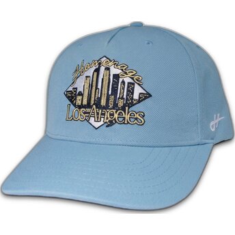 Homenage Curved Brim LASKY Skylines The Retro Blue Snapback Cap