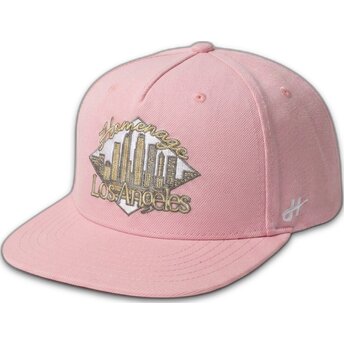 Cap plakana pink snapback The Retro no Homenage