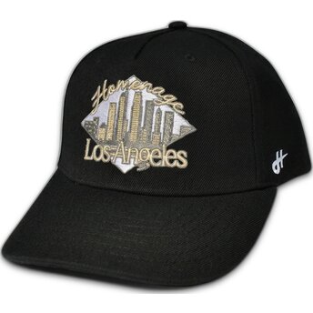 Casquette courbée noire snapback LASKY Skylines The Retro Homenage
