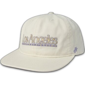 Casquette plate crème snapback Angeles Skylines The Snap Homenage