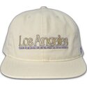 casquette-plate-creme-snapback-angeles-skylines-the-snap-homenage
