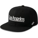 casquette-plate-noire-snapback-los-angeles-skylines-the-snap-homenage