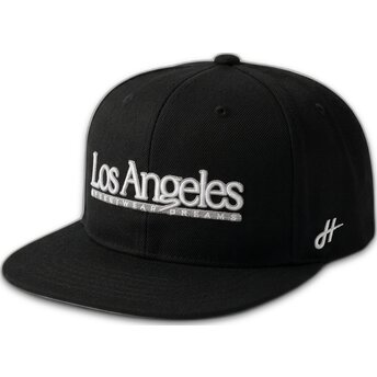Casquette plate noire snapback Los Angeles Skylines The Snap Homenage