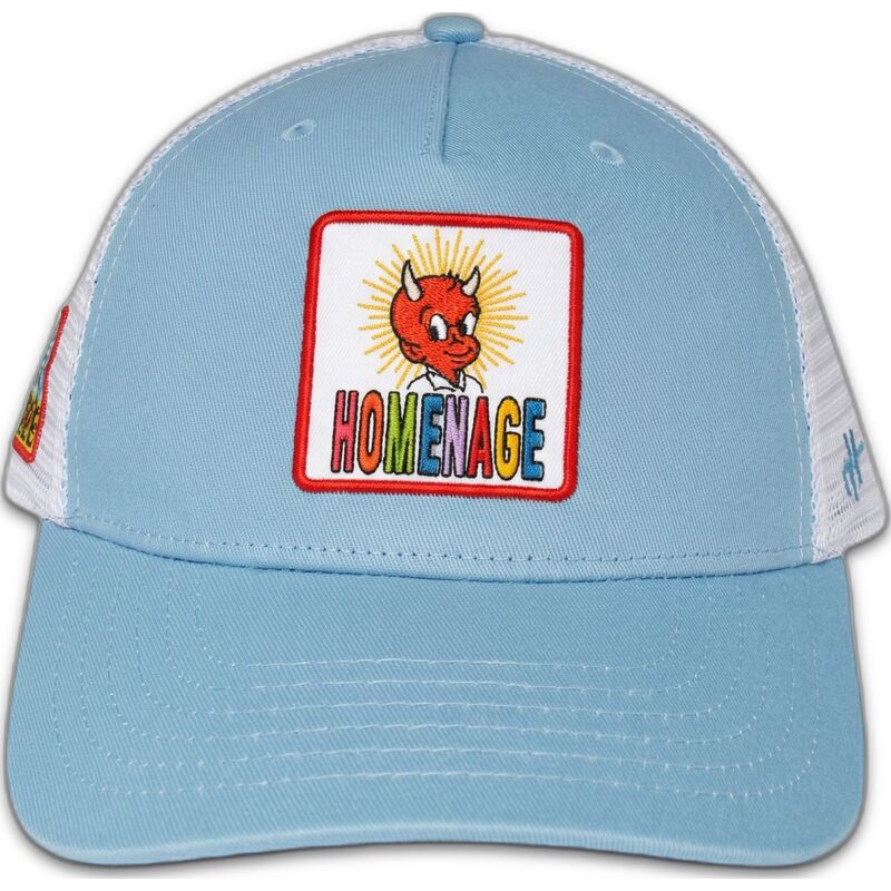 casquette-trucker-bleue-claire-childhood-fun-the-trucker-homenage