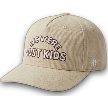 Casquette courbée beige snapback Just Kids The Retro Homenage