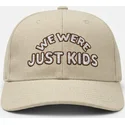 gorra-curva-beige-snapback-just-kids-the-retro-de-homenage