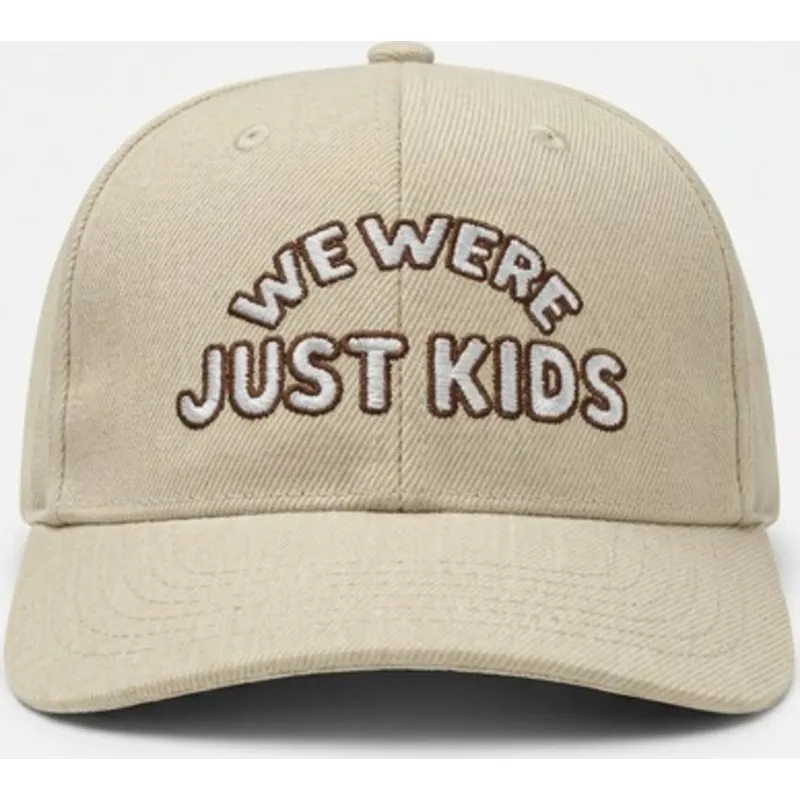 homenage-curved-brim-just-kids-the-retro-beige-snapback-cap