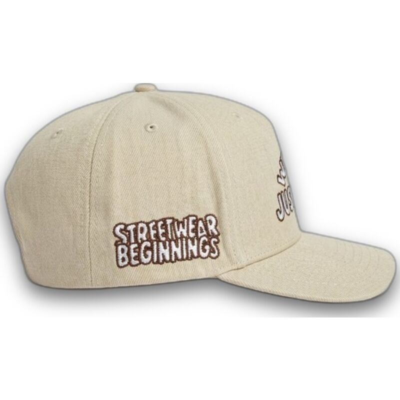 casquette-courbee-beige-snapback-just-kids-the-retro-homenage