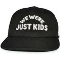 gorra-curva-negra-snapback-just-kids-outline-the-retro-de-homenage