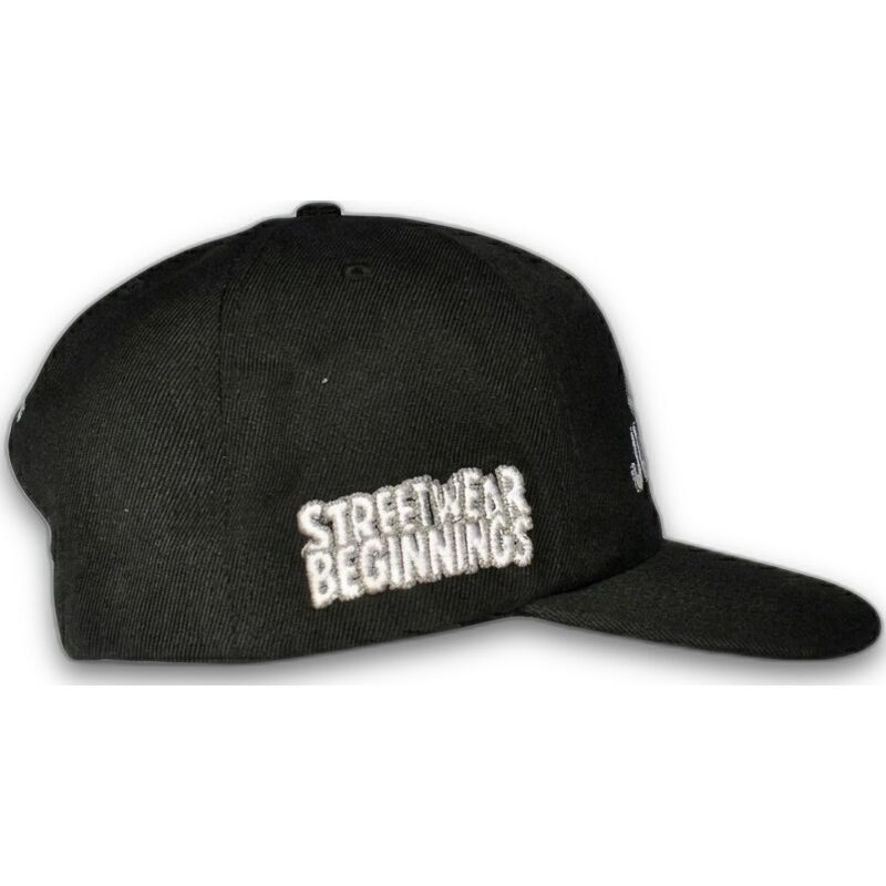 casquette-courbee-noire-snapback-just-kids-outline-the-retro-homenage