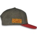 casquette-courbee-grise-et-rouge-snapback-just-kids-the-retro-homenage