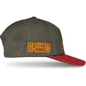 homenage-curved-brim-just-kids-the-retro-grey-and-red-snapback-cap