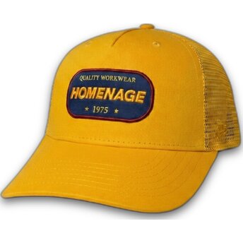 Casquette trucker jaune Work 1975 Workwear The Trucker Homenage