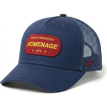 Casquette trucker bleue marine Work 1975 Workwear The Trucker Homenage