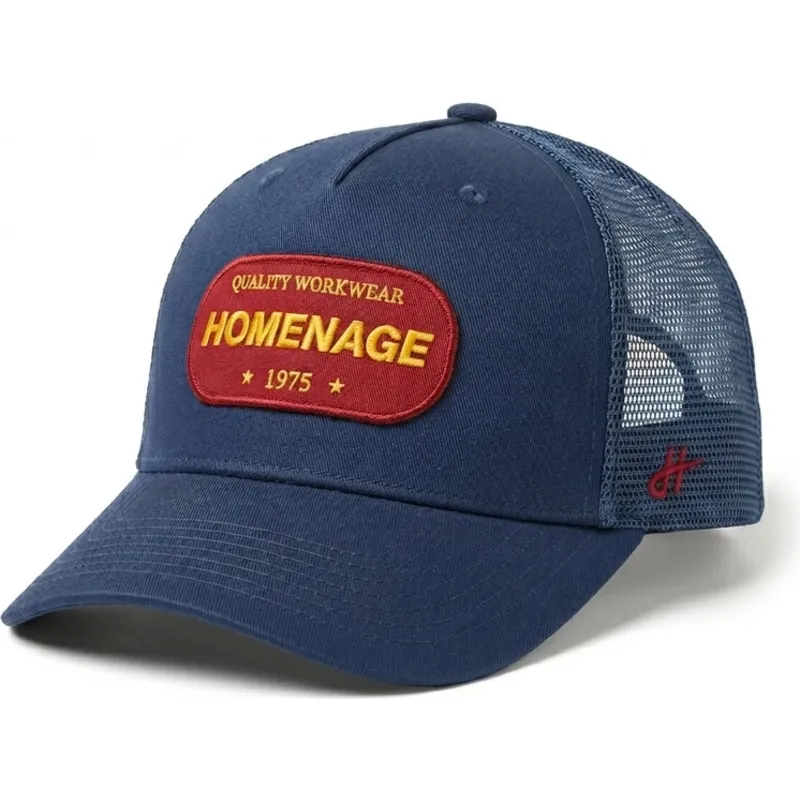 cepur-izliekta-truckeris-tumsi-zils-snapback-the-trucker-work-1975-workwear-the-no-homenage
