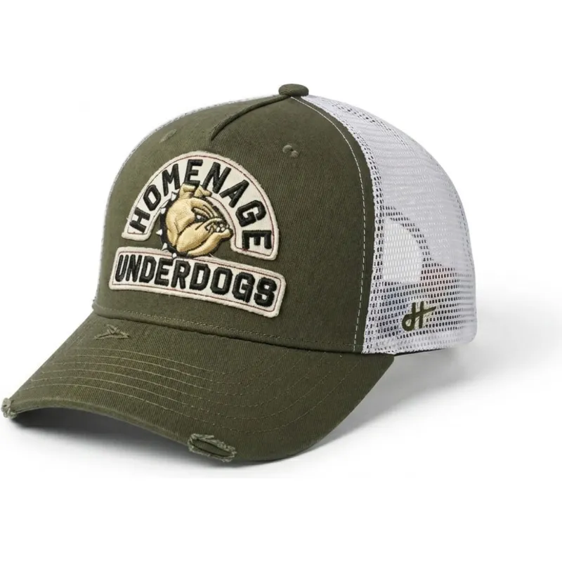 casquette-trucker-verte-et-blanche-underdogs-the-trucker-homenage