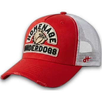 Casquette trucker rouge et blanche Underdogs The Trucker Homenage