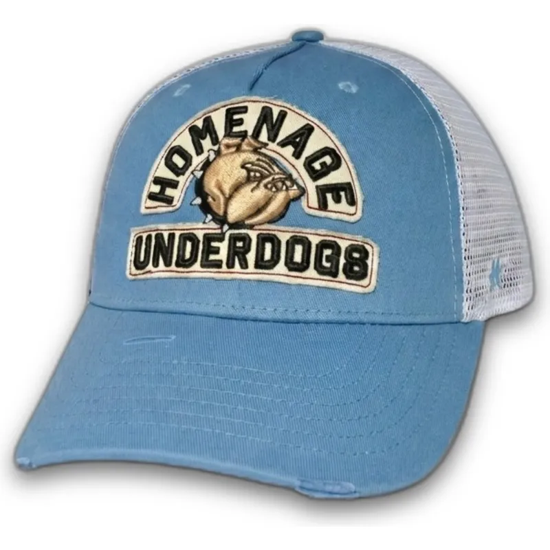 casquette-trucker-bleue-et-blanche-underdogs-the-trucker-homenage