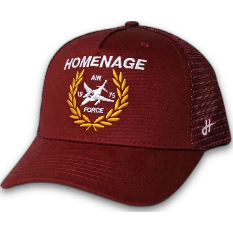 casquette-trucker-rouge-jet-military-surplus-the-trucker-homenage