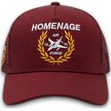 casquette-trucker-rouge-jet-military-surplus-the-trucker-homenage