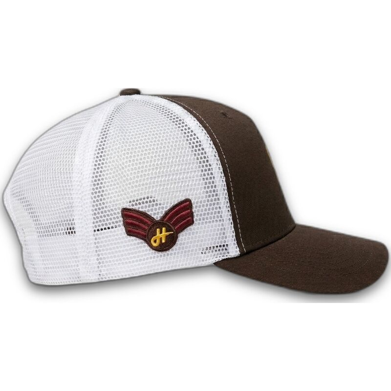 casquette-trucker-marron-fonce-et-blanche-jet-military-surplus-the-trucker-homenage