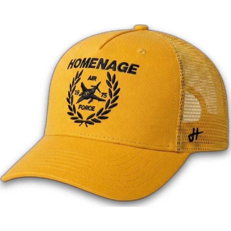 casquette-trucker-jaune-jet-military-surplus-the-trucker-homenage