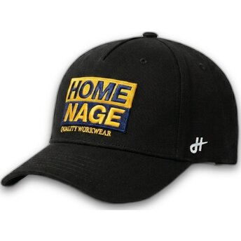 Cepur izliekta melns snapback Decker Workwear The Retro no Homenage